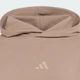 Худи оверсайз мужское Adidas Kit 3-Stripes KW2406 S Khaki Six (4069991372639) - изображение 7