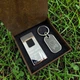 Подарунковий набір чоловічий із запальничкою USB, брелоком та гравіюванням - изображение 2