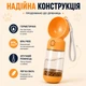 Пляшка-поїлка для собак і котів 2в1 з контейнером для корму 400 мл + 185 мл | Дорожня поїлка для прогулянок та подорожей - зображення 3