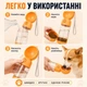 Пляшка-поїлка для собак і котів 2в1 з контейнером для корму 400 мл + 185 мл | Дорожня поїлка для прогулянок та подорожей - зображення 4