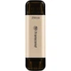 USB флеш накопичувач Transcend 256GB JetFlash 930 Gold-Black USB 3.2/Type-C (TS256GJF930C) - зображення 1