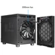 Корпус Chieftec THE CUBE CI-03B-OP, без БЖ, fan 20cm, mATX, Black (CI-03B-OP) - зображення 4