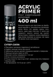 Грунтовка аэрозольная акриловая Biodur Acrylic серая 400 мл - изображение 2