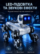 Радиоуправляемый робот-собака HB Toys детская интерактивная игрушка на 8 колесах со световыми и звуковыми эффектами - изображение 4
