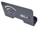 Подставка для роутера Wi-Fi серая вертикальная металлическая, короб настенный держатель маршрутизатора на стену, универсальная полка под роутер WiFi 275х150х55 мм крепление органайзер под вайфай свич модем - изображение 4