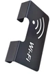 Подставка для роутера Wi-Fi серая вертикальная металлическая, короб настенный держатель маршрутизатора на стену, универсальная полка под роутер WiFi 275х150х55 мм крепление органайзер под вайфай свич модем - изображение 12
