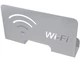 Подставка для роутера Wi-Fi белая вертикальная металлическая, короб настенный держатель маршрутизатора на стену, универсальная полка под роутер WiFi 275х150х55 мм крепление органайзер под вайфай свич модем - изображение 13