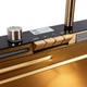 Кухонная мойка 75*45 PVD Gold Valeso Handmade "Водопад" (ДЕКОР) - изображение 10