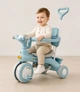 Триколісний велосипед Baby Carriage 588 з батьківською ручкою та кошиком / Велосипед-коляска Блакитний - изображение 2