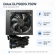Блок питания Delux DLP60DG 750W ATX вентилятор 120 мм Bulk Black - изображение 1