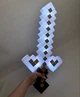 Меч игрушечный световой в стиле Minecraft 55 см с подсветкой и звуковыми эффектами - изображение 5