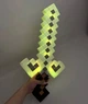 Меч игрушечный световой в стиле Minecraft 55 см с подсветкой и звуковыми эффектами - изображение 6