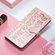 Чехол Embossed Cat and Dog для Xiaomi Poco C85 4G EU 173 mm книжка кожа PU с визитницей розовое золото - изображение 5