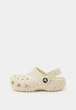 Дитячі крокси для дівчинки Люмінесцентні Crocs Kids' Classic Glow Paint Splatter Clog Summit White/Mult (34/35, бежевий) - изображение 2