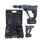 Аккумуляторный перфоратор BOXER SR-149 SDS+ 2×24В с мягкой рукояткой 2 аккумулятора набор сверл и насадок - изображение 7