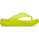 Жіночі шльопанці в'єтнамки Crocs Getaway Platform Flip Acidity (36-37, жовтий) - изображение 2
