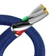 Кабель Baseus Crystal Shine USB - Lightning (M/M), 2.4A, 2 м Blue (CAJY000103) - изображение 3