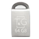 Флеш-накопитель USB 64GB T&G 107 Metal Series Silver (TG107-64G) - изображение 1