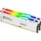 Модуль пам\'яті для комп\'ютера DDR5 32GB (2x16GB) 5600 MHz FURY Beast White RGB Kingston Fury (ex.HyperX) (KF556C40BWAK2-32) - зображення 2