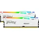 Модуль пам\'яті для комп\'ютера DDR5 32GB (2x16GB) 5600 MHz FURY Beast White RGB Kingston Fury (ex.HyperX) (KF556C40BWAK2-32) - зображення 3
