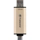 USB флеш накопичувач Transcend 128GB JetFlash 930 Gold-Black USB 3.2/Type-C (TS128GJF930C) - зображення 5