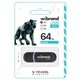 USB флеш накопичувач Wibrand 64GB Panther Black USB 2.0 (WI2.0/PA64P2B) - зображення 2