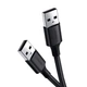 Кабель UGREEN US102 USB-A 2.0 Male to Male 2м чорный (10311) - зображення 1