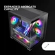 Корпус для ПК Mars Gaming MC-VIEW2 / Без БП / FRGB / Черный (102138185) - изображение 3
