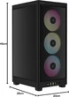 Корпус для ПК Corsair iCUE 2000D AIRFLOW / RGB / без БП / Черный (102140609) - изображение 5