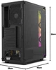 Корпус для ПК Nox Xtreme Products Infinity Gamma / ARGB / без БП / Черный (102136976) - изображение 7