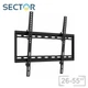 Крепление для телевизора Sector TV4 Black кронштейн настенный 26-55" - изображение 1