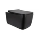 Унитаз подвесной Qtap Gemini Ultra Quiet, матовый черный, с сиденьем Slim Duroplast Soft-close и Quick Release (SD00056629) - изображение 1