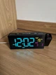 Настільний LED годинник будильник Netzu з проекцією часу на стелю та стіну чорний (SKU-020) - изображение 7