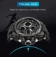 Тактичний чоловічий годинник Findtime Military Digital Watch 52 мм противоударний водовідштовхувальний 5ATM чорний золотий (SKU-052) - зображення 5