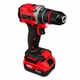 Набор аккумуляторного инструмента Krafftec Germany PRO 2в1 96V 8Ah ударная дрель шуруповерт и гайковерт с двумя аккумуляторами в пластиковом кейсе - изображение 8