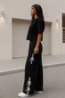 Костюм женский однотонный черного цвета Fashion размер 44 (216199) - изображение 2