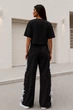 Костюм женский однотонный черного цвета Fashion размер 44 (216199) - изображение 3