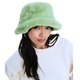 Жіночий капелюх Asos з штучного хутра, зимовий, типу "bucket" M/L - зображення 1