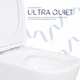 Унітаз підлоговий Qtap Stork Ultra Quiet безобідковий кераміка 630х350х805 мм Білий - зображення 5