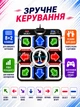 Танцевальный коврик с подключением к телевизору и компьютеру DanceMatX 92×80 см интерактивный музыкальный для детей и взрослых игровой коврик для танцев фитнеса и активного отдыха ТВ/ПК - изображение 4