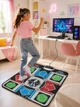 Танцевальный коврик с подключением к телевизору и компьютеру DanceMatX 92×80 см интерактивный музыкальный для детей и взрослых игровой коврик для танцев фитнеса и активного отдыха ТВ/ПК - изображение 9