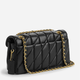 Сумка кросс-боди женская из натуральной кожи средняя Coach Tabby Shoulder Bag 26 With Pillow Quilting BG-COA-121 Черная (196395214631) - изображение 3
