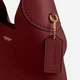 Сумка-хобо женская из натуральной кожи средняя Coach Brooklyn Shoulder Bag 28 BG-COA-115 Бордовая (196395451616) - изображение 4