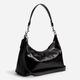 Сумка-багет женская из натуральной кожи средняя Coach Juliet Shoulder Bag 25 BG-COA-129 Черная (196395540167) - изображение 3
