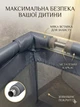 Детский манеж «Безопасность и комфорт» 120 х 180 серый - изображение 2
