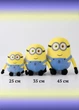 Игрушка Миньон Боб 25 см Minions мягкая детская герой мультфильма Гадкий Я желтый (M9107RK/25) - изображение 6