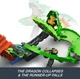 Трек Хот Вилс Монстер Трак Драконы против Динозавров Hot Wheels Dragon Destruction Mattel JGB06 - изображение 5