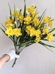 Искусственные растения Нарциссы, букет 50 см ярко-желтый, гелевый (3009924) - изображение 1