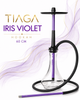 Кальян Tiaga Hookah IRIS Violet 60 см Тяга Хука Айриш нержавеющая сталь диффузор полный комплект фиолетовый - изображение 1