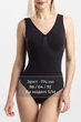Жіноче коригуюче боді з мікрофібри Giulia BODY SLIP SHAPEWEAR S/M Black-black - изображение 5
